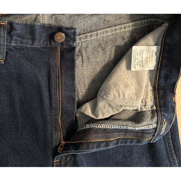 Rustler Men Blue Denim Jeans Size 34/36 - Picture 3 of 4